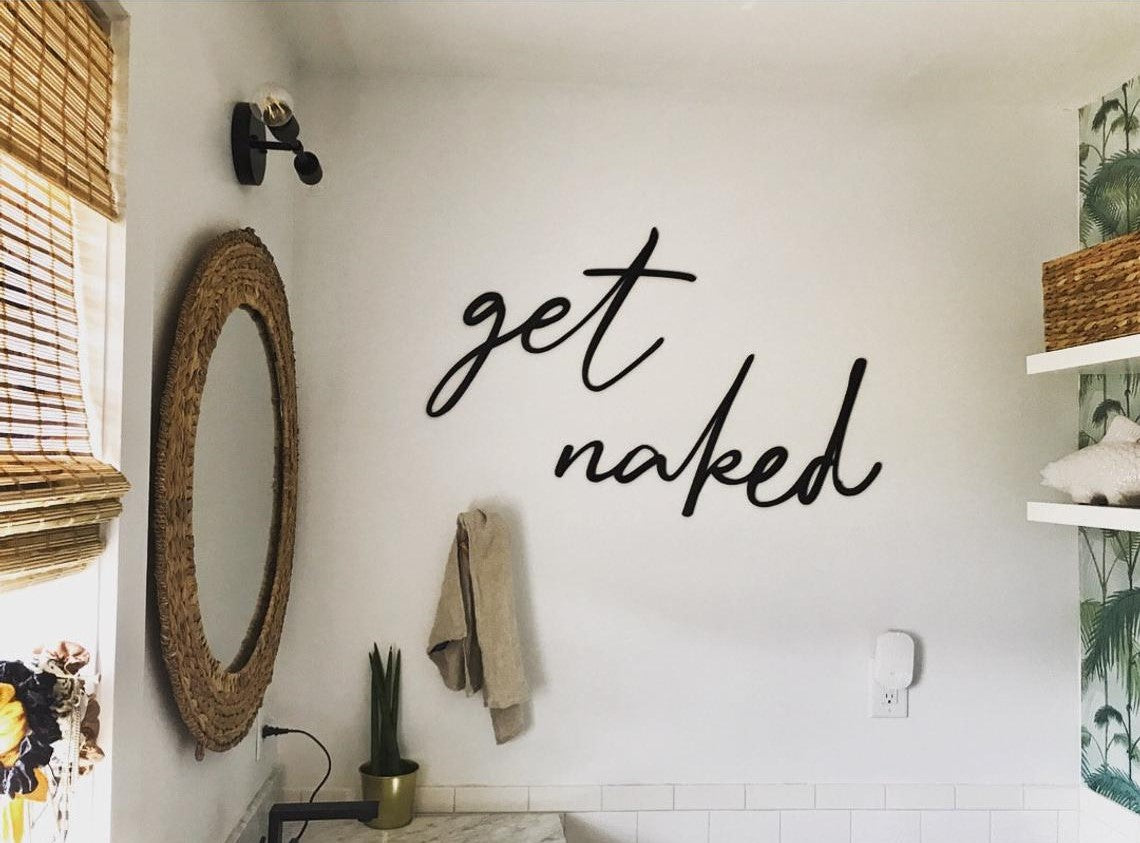 Wall Mounted - Wood Lettering