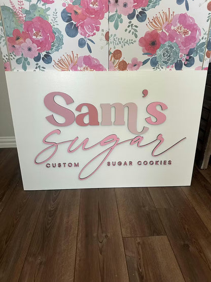 Custom 3D Laser Cut Business Logo Signs – Professional Storefront, Office, Restaurant & Cafe Signs | Wood or Acrylic | Indoor & Outdoor | Made in USA