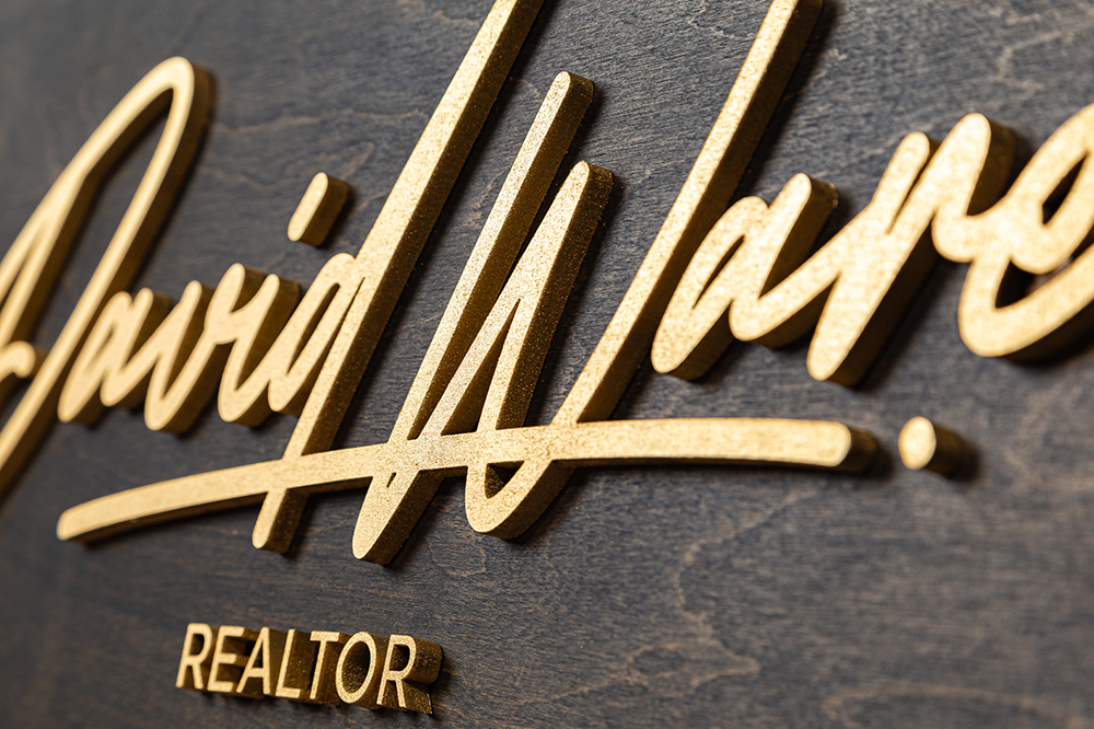 Custom 3D Laser Cut Business Logo Signs – Professional Storefront, Office, Restaurant & Cafe Signs | Wood or Acrylic | Indoor & Outdoor | Made in USA