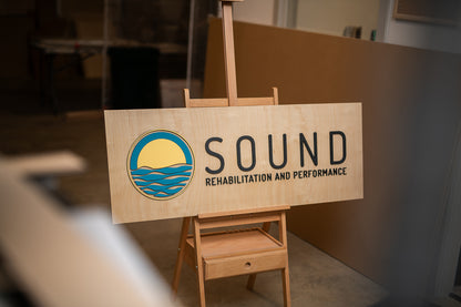 Custom 3D Laser Cut Business Logo Signs – Professional Storefront, Office, Restaurant & Cafe Signs | Wood or Acrylic | Indoor & Outdoor | Made in USA